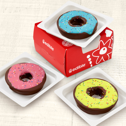 Edible® Donuts - Colorfully Glazed