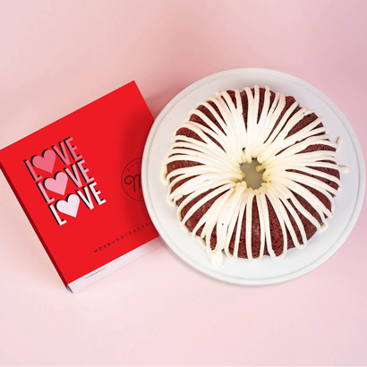 Love Love Love Red Velvet Bundt Cake