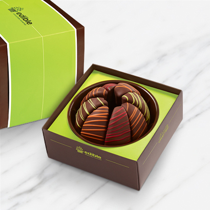 Gourmet Shareable® Caramel Apple – Fall Colors
