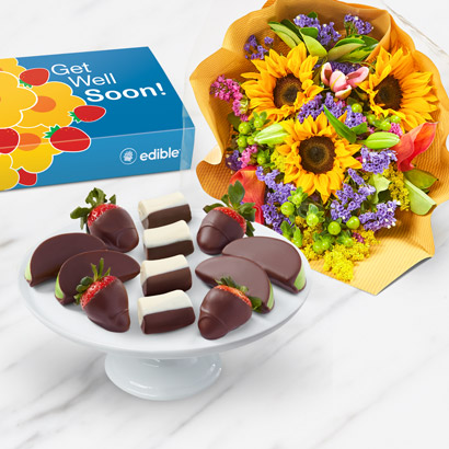 Get Well Wishes FruitFlowers