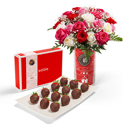 V-Day Roses<br>Gift Set