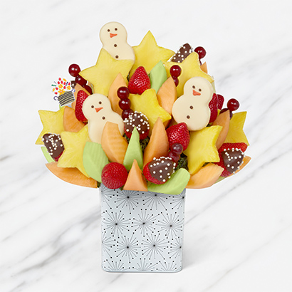 Cheerful Winter Celebration Snowman