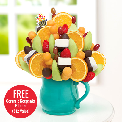 SPECIAL! Orange Citrus Blossom™ Dipped Strawberries & Bananas in