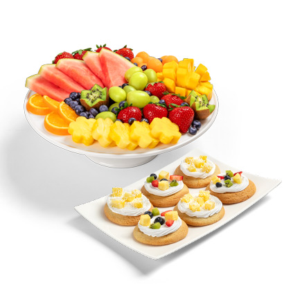 <b>Fresh Summer <br>Fruit & Cookies</b>