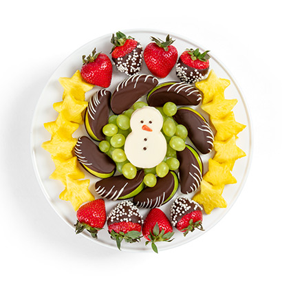 Holly Jolly <br>Dipped Platter