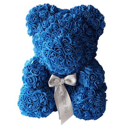 tiffany blue rose teddy bear