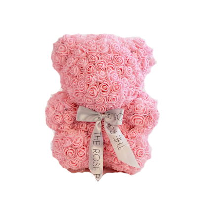 Rose teddy hot sale bear pink