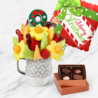 Merry Christmas Mug and Chocolates