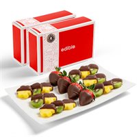 Chocolate Dipped Summer Fruit Trio