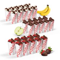 Chocolate Covered Fruit Cone Snack Bundle Of 3