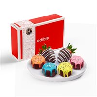 Chocolate Covered Strawberries & Pineapple Cakes