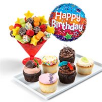 Birthday Wishtini  Cupcake Gift Set