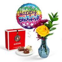 Mini Bouquet Truffles  Balloon Gift Set