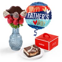 Mini Fathers Day Arrangement with a Treat