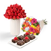 Edible Elegance Bundle With Brownies