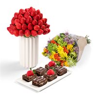 Edible Elegance Bundle With Brownies
