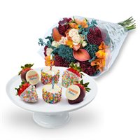 Birthday Berries and Bouquet Gift Set