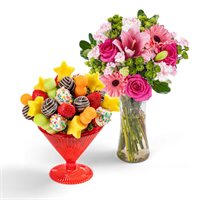 Birthday Wishtini Flowers Gift Set