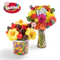Flowers For You Gift Set With SKITTLES