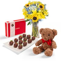 Bobbis Big Celebration Gift Set and Bouquet