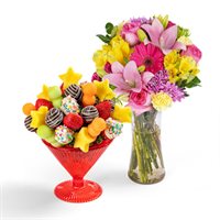 Birthday Wishtini Flowers Gift Set