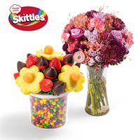 Flowers For You Gift Set With SKITTLES