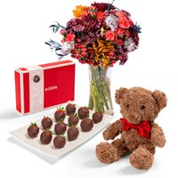 Bobbis Big Celebration Gift Set and Bouquet