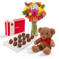 Bobbis Big Celebration Gift Set and Bouquet
