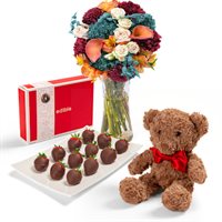 Bobbis Big Celebration Gift Set and Bouquet