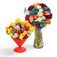 Birthday Wishtini Flowers Gift Set