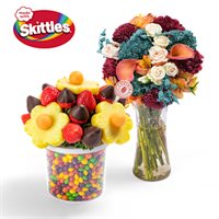 Flowers For You Gift Set With SKITTLES