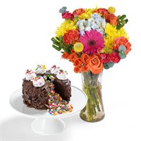 Full of Fun Cake Bouquet Gift Set