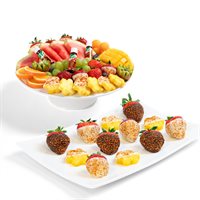 Fresh Fruit Platter  Dipped Fruit with Tajn Gift Set