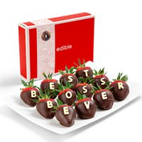 Bosss Day Chocolate Covered Strawberries Box