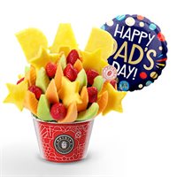 Fathers Day Fresh Fruit  Balloon Gift Set