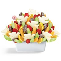 Always In Our Heart Sympathy Fruit Gift Basket