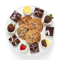 Chocolate Cheesecake  Cookies Platter