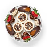 Dulce de Leche Turtle Cheesecake  Chocolate Fruit Platter