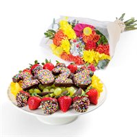 Gift Your Grad Platter  Flowers