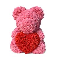 Valentines Rose Bear