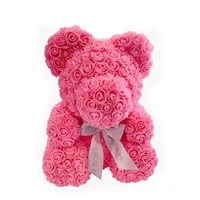 Classic Pink Rose Bear