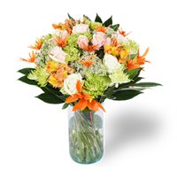 SunKissed Sensations Flower Bouquet with Vase