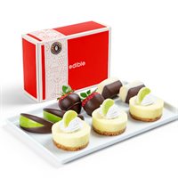Key Lime Cheesecake  Chocolate Dipped Fruit Box