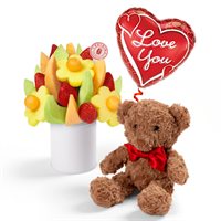 Simply Edible Fruit Bouquet  Bobbi the Bear Bundle