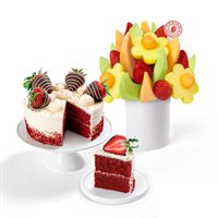 Grand Red Velvet Cake  Simply Edible Gift Set