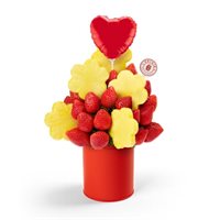 Fresh Cut Fruit Heart Balloon Gift Set